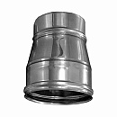 Переходник D 135/140 для дымохода из нержавеющей стали Прок