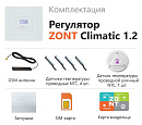 ZONT Climatic 1.2 Погодозависимый автоматический GSM / Wi-Fi регулятор (1 ГВС + 2 прямых/смесительных) с доставкой в Бердск