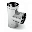 Тройник одностенный дымоходный 90 градусов D-140 мм из нержавеющей стали Прок по цене 1389 руб.